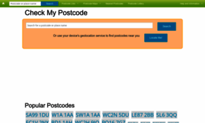 Checkmypostcode.uk thumbnail