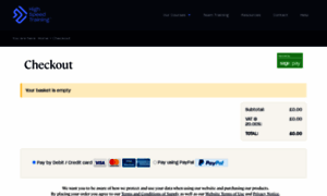 Checkout.highspeedtraining.co.uk thumbnail