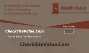 Checksitevalue.com thumbnail
