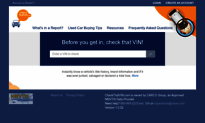 Checkthatvin.com thumbnail