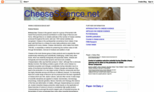 Cheesescience.net thumbnail