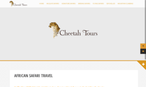 Cheetah-tours.com thumbnail