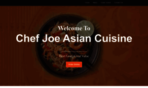 Chefjoeasiancuisine.com thumbnail