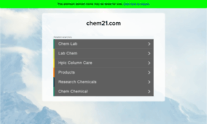 Chem21.com thumbnail