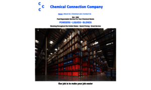 Chemicalconnectioncompany.com thumbnail