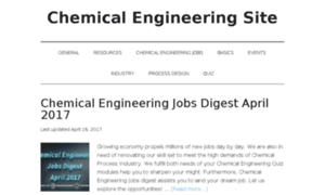 Chemicalengineeringsite.com thumbnail