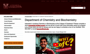 Chemistry.cofc.edu thumbnail