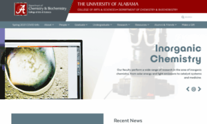 Chemistry.ua.edu thumbnail