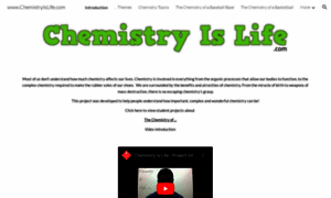 Chemistryislife.com thumbnail