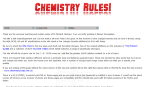 Chemistryrules.me.uk thumbnail
