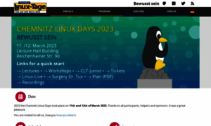 Chemnitzer.linux-tage.de thumbnail