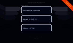 Chemotherapie-journal.de thumbnail