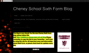 Cheney6thform.blogspot.co.uk thumbnail