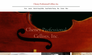 Cheneycellists.com thumbnail