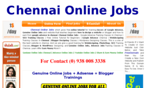 Chennaionlinejobs.in thumbnail