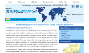Chennaiprivateinvestigator.com thumbnail