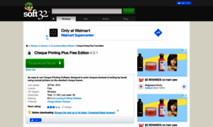 Cheque-printing-plus-free-edition.soft32.com thumbnail
