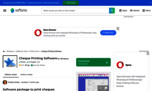 Cheque-printing-software.en.softonic.com thumbnail