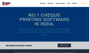 Chequeprintingsoftware.com thumbnail