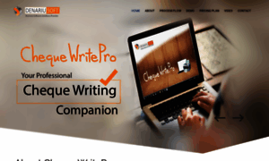 Chequewritersoftware.denariusoft.com thumbnail