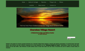 Cherokeevillageresort.com thumbnail