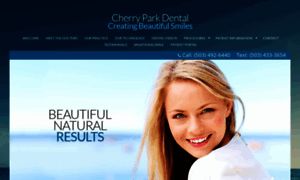 Cherryparkdental.com thumbnail