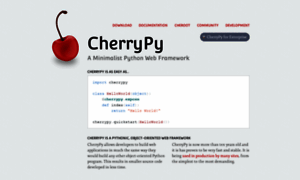 Cherrypy.dev thumbnail