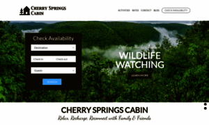 Cherryspringscabin.com thumbnail