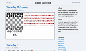Chesspastebin.com thumbnail