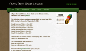 Chessstepsonlinelessons.com thumbnail