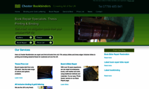 Chesterbookbinders.co.uk thumbnail