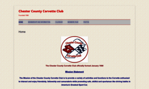 Chestercountycorvetteclub.com thumbnail
