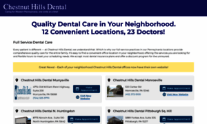 Chestnuthillsdental.com thumbnail