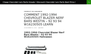 Chevroletcarsinfo.com thumbnail