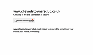 Chevroletownersclub.co.uk thumbnail