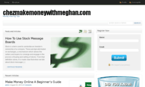 Chezmakemoneywithmeghan.com thumbnail