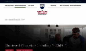 Chfc.theamericancollege.edu thumbnail