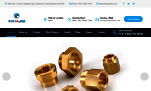 Chhajedbrassfittings.com thumbnail