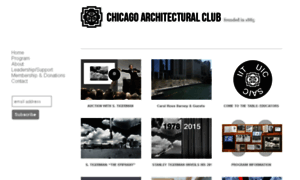 Chicagoarchitecturalclub.org thumbnail