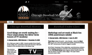 Chicagobaseballmuseum.org thumbnail