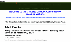 Chicagocatholicscouting.org thumbnail