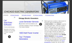Chicagoelectricgenerators.org thumbnail