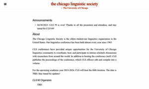 Chicagolinguisticsociety.org thumbnail