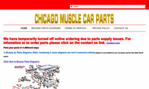 Chicagomusclecarparts.com thumbnail