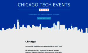 Chicagotechevents.com thumbnail