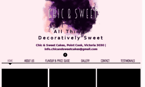 Chicandsweetcakes.com.au thumbnail