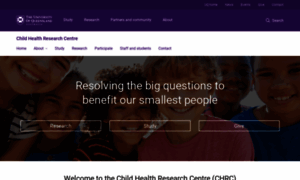 Child-health-research.centre.uq.edu.au thumbnail