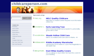 Childcareperson.com thumbnail