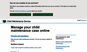 Childmaintenanceservice.direct.gov.uk thumbnail