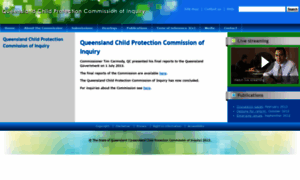 Childprotectioninquiry.qld.gov.au thumbnail